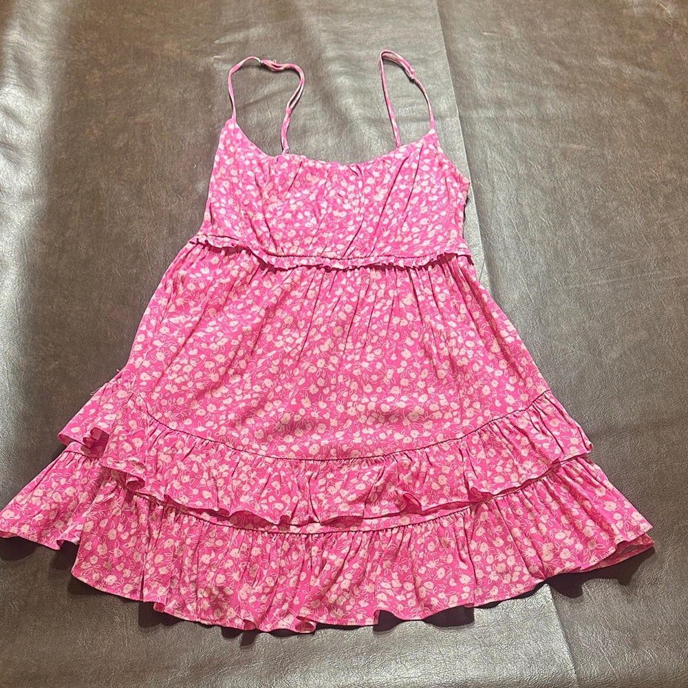 Pink Floral Sundress